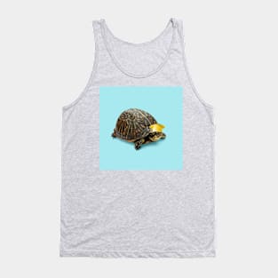 Turtle with nice cup hat Tank Top